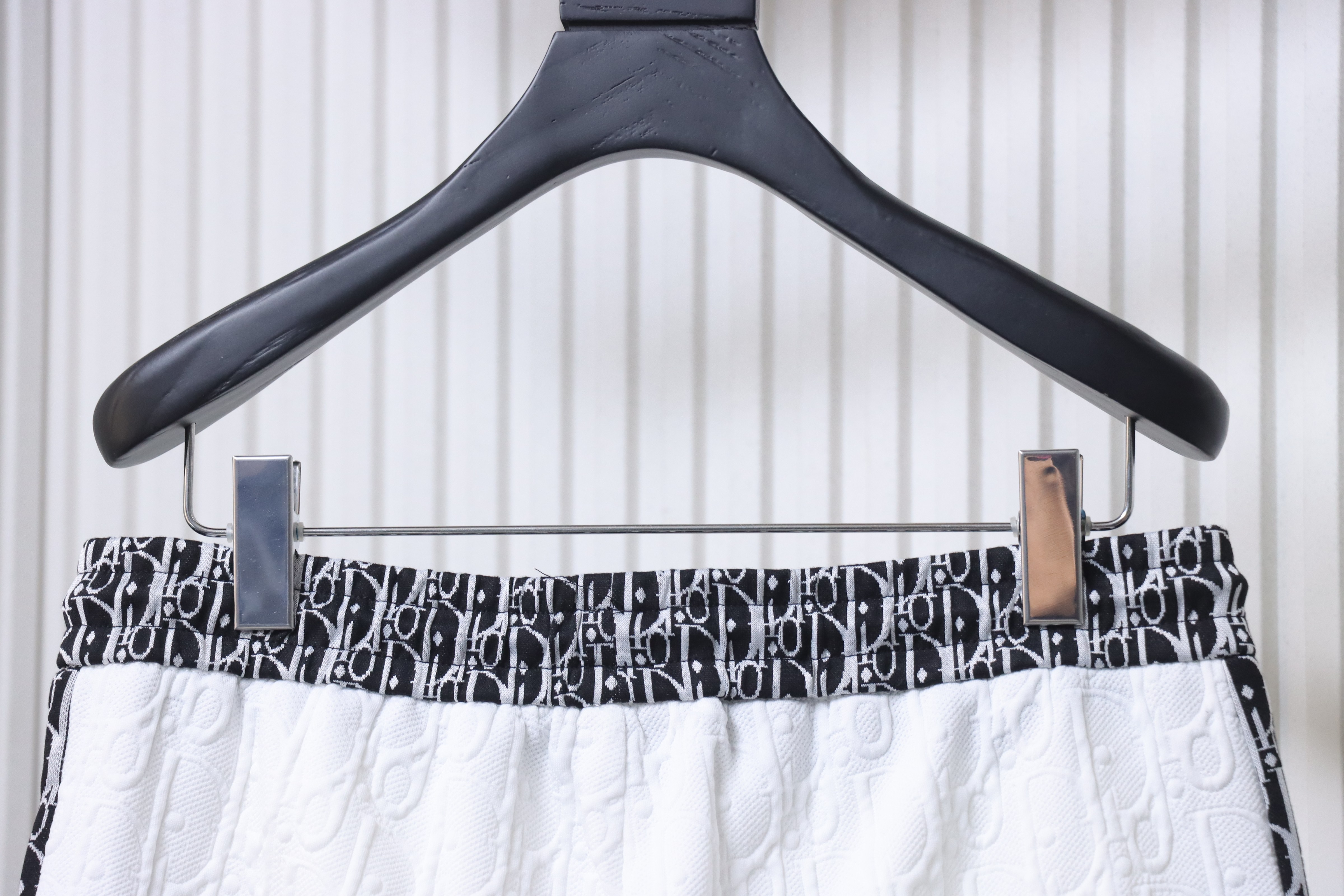 Dior Monogram Jacquard Tape Shorts Grey H170