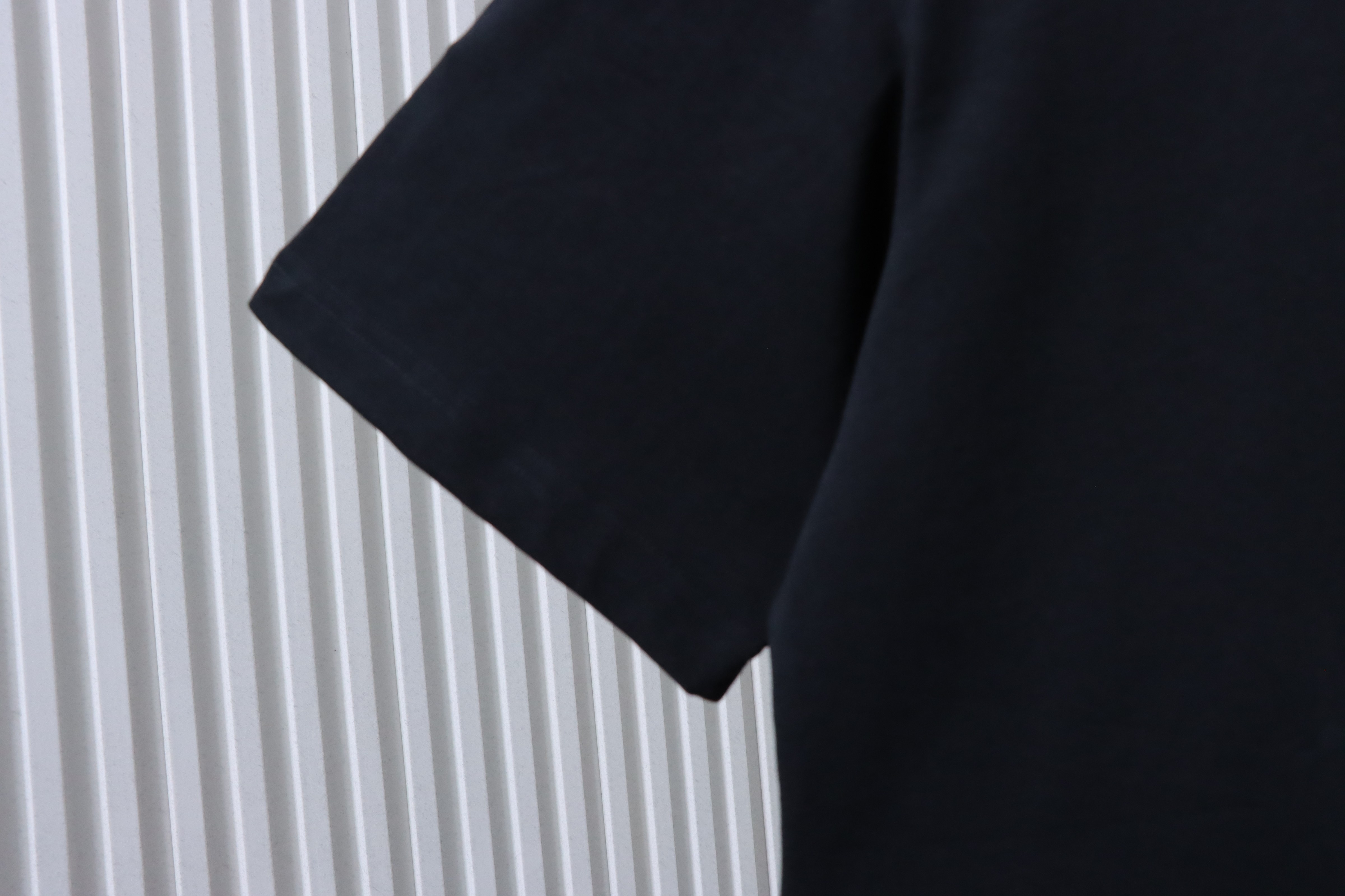 Dior Monogram Pocket Embroidered Logo T-Shirt Black H150