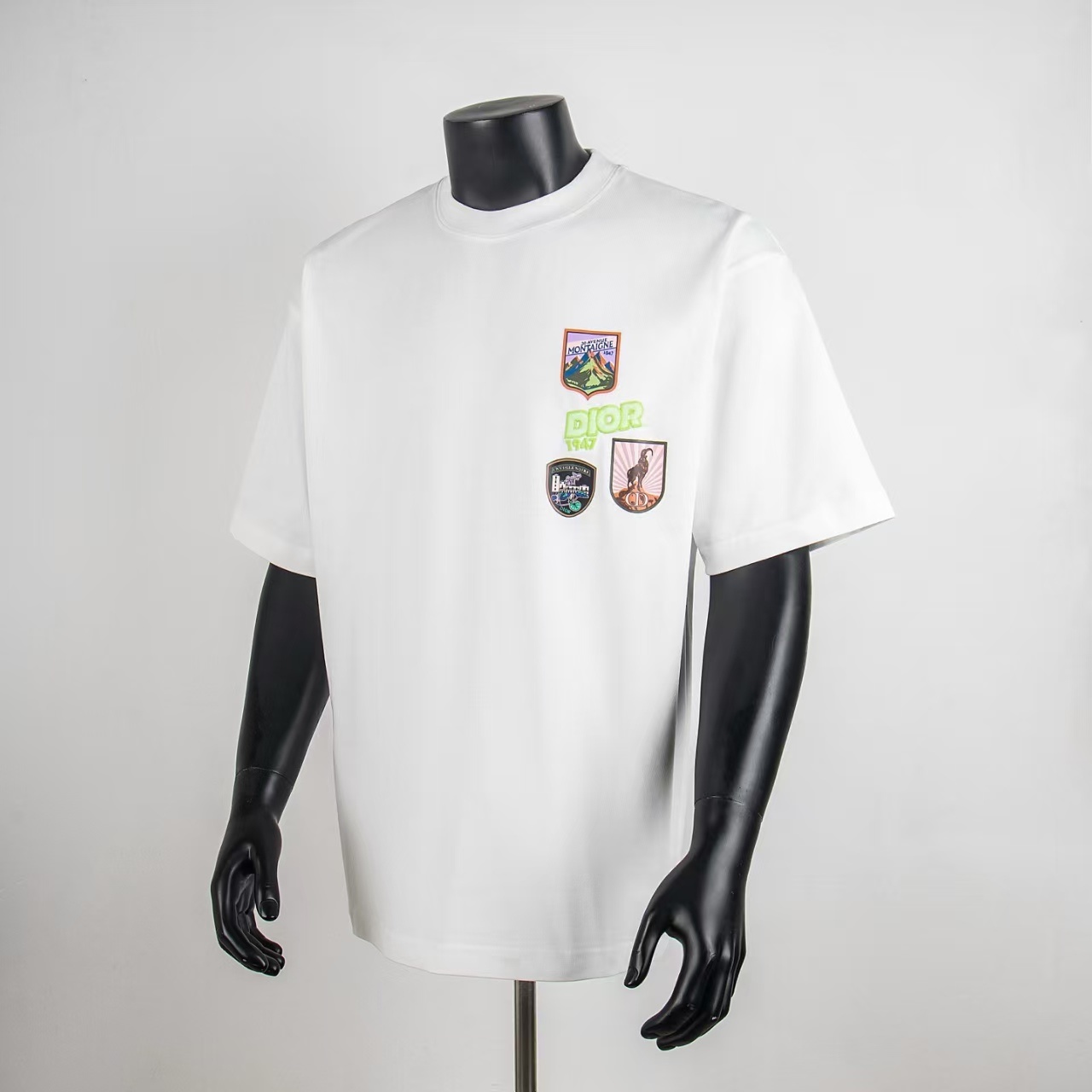 Dior Multi Badge Patch T-Shirt Black 9001 H120