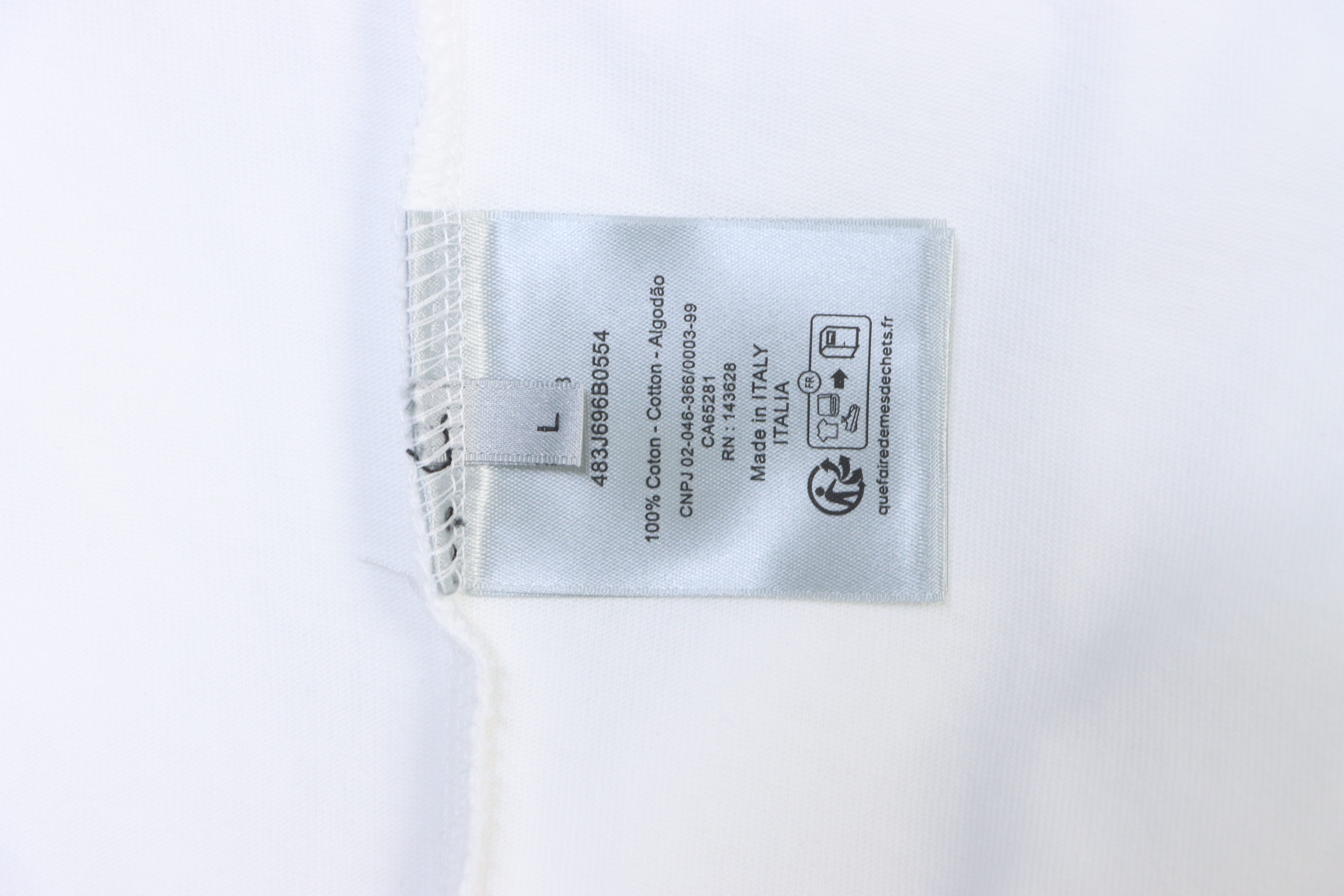 Dior Patch Embroidered T-Shirt White H140