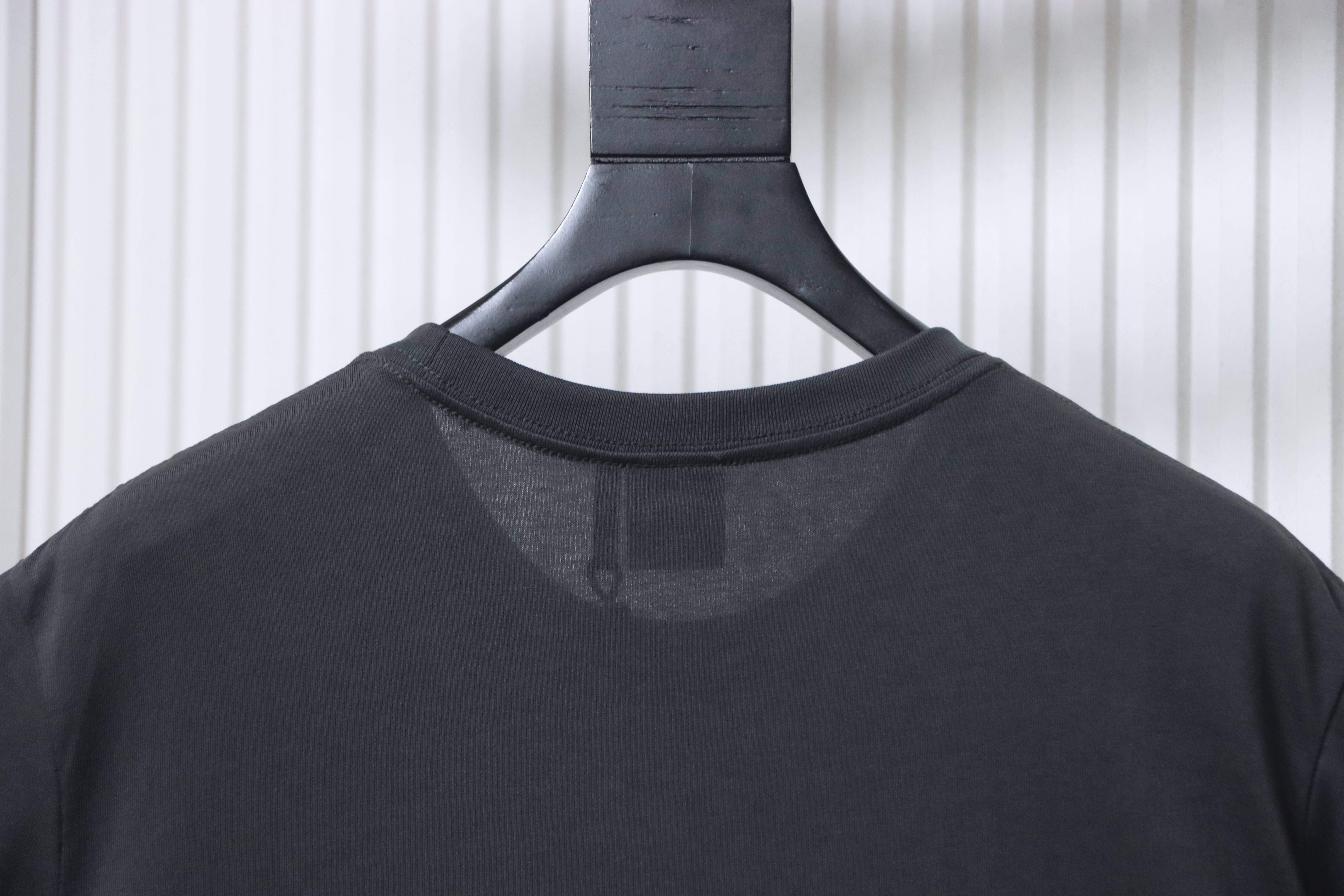 Dior Pocket Leather Patch T-Shirt Black H160