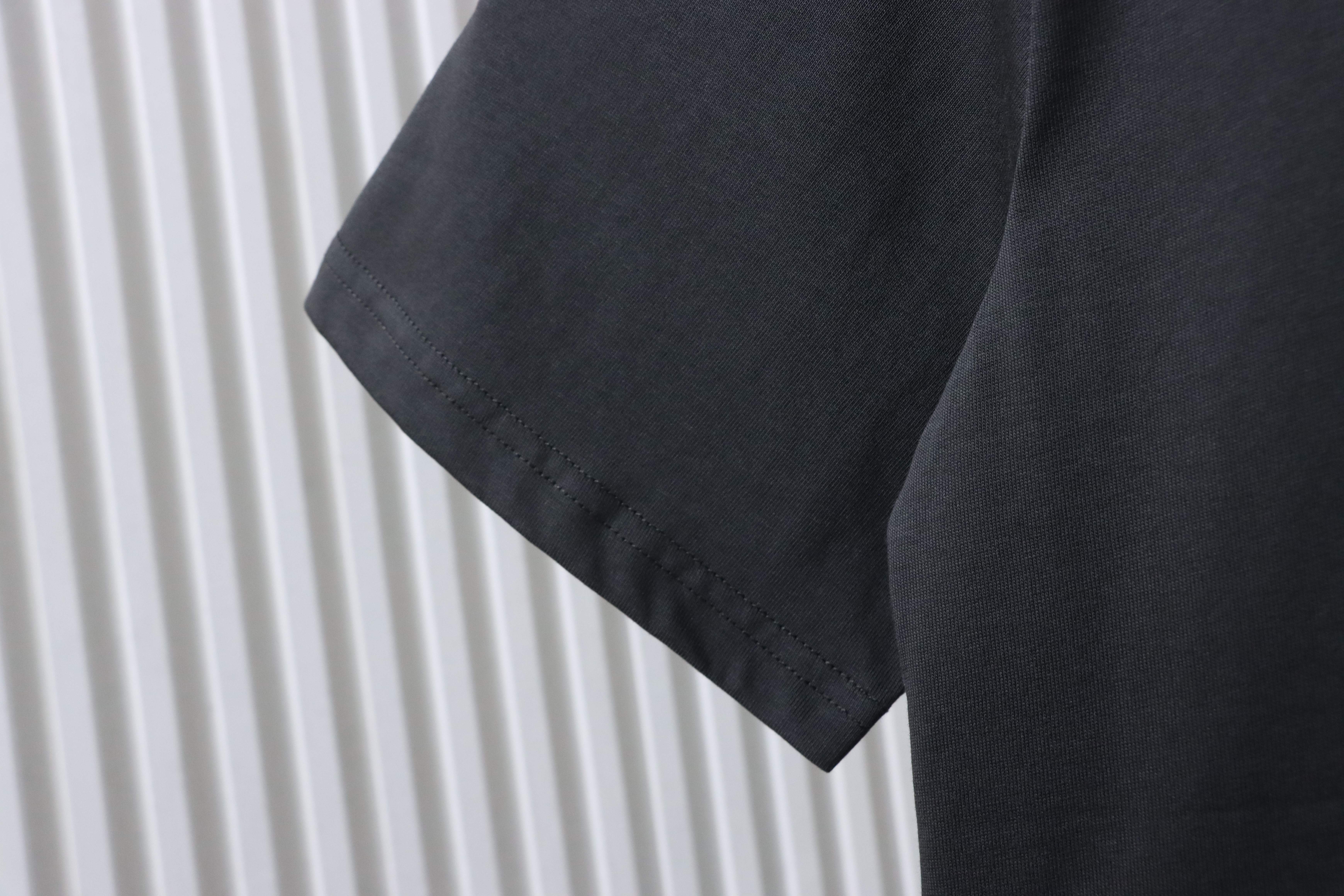 Dior Pocket Leather Patch T-Shirt Black H160