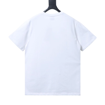 Dior Pocket Leather Patch T-Shirt White H160 02