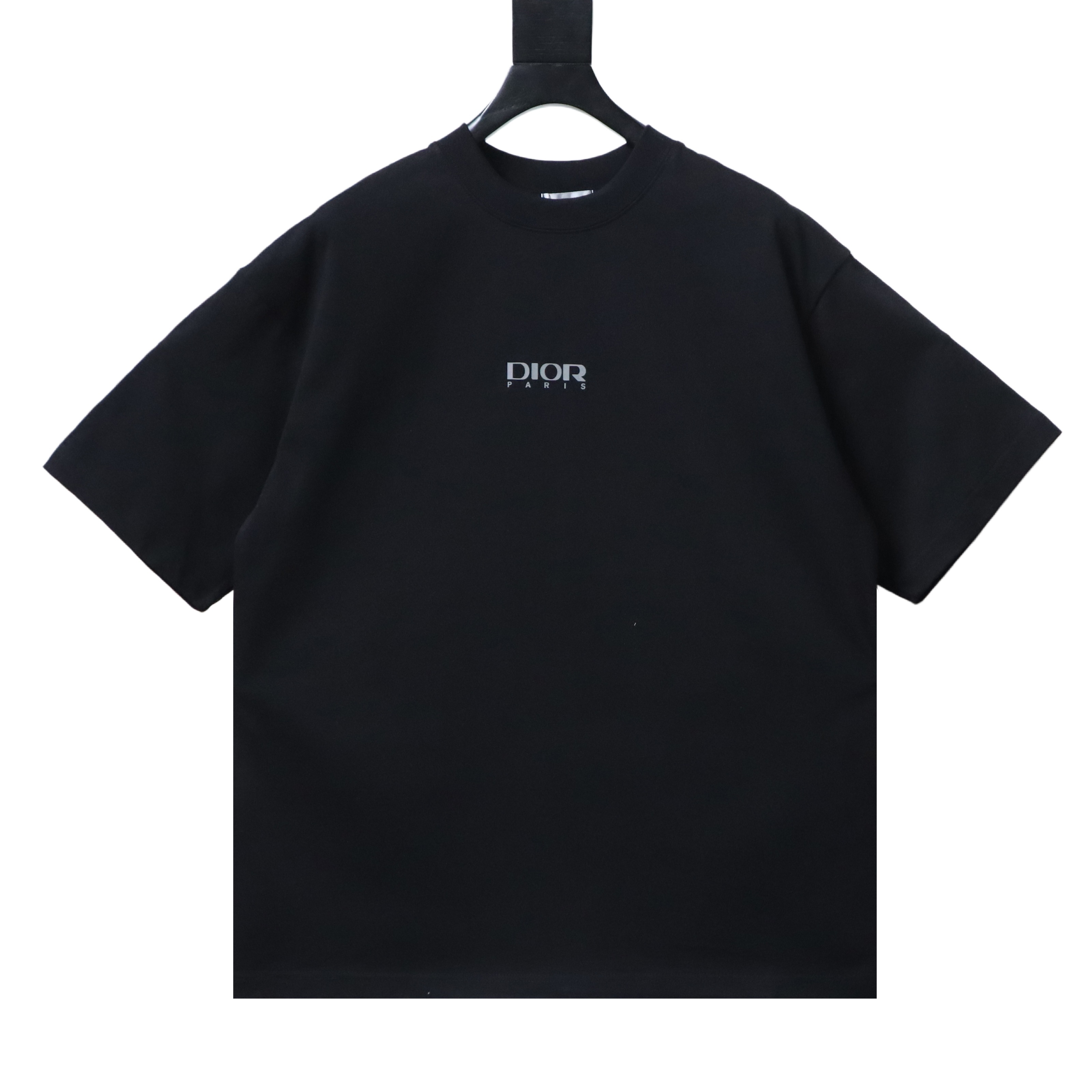 Dior Reflective Triangle Logo T-Shirt Black H140