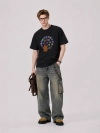 Balenciaga Black 26SS New Medal Printed Logo T-shirt h170