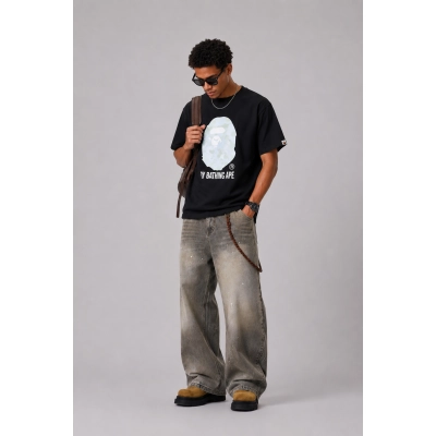 BAPE 26ss Ape Head T-Shirt Macaron 01