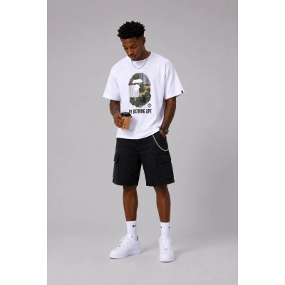BAPE 26ss Ape Head T-Shirt Patchwork Camo 01