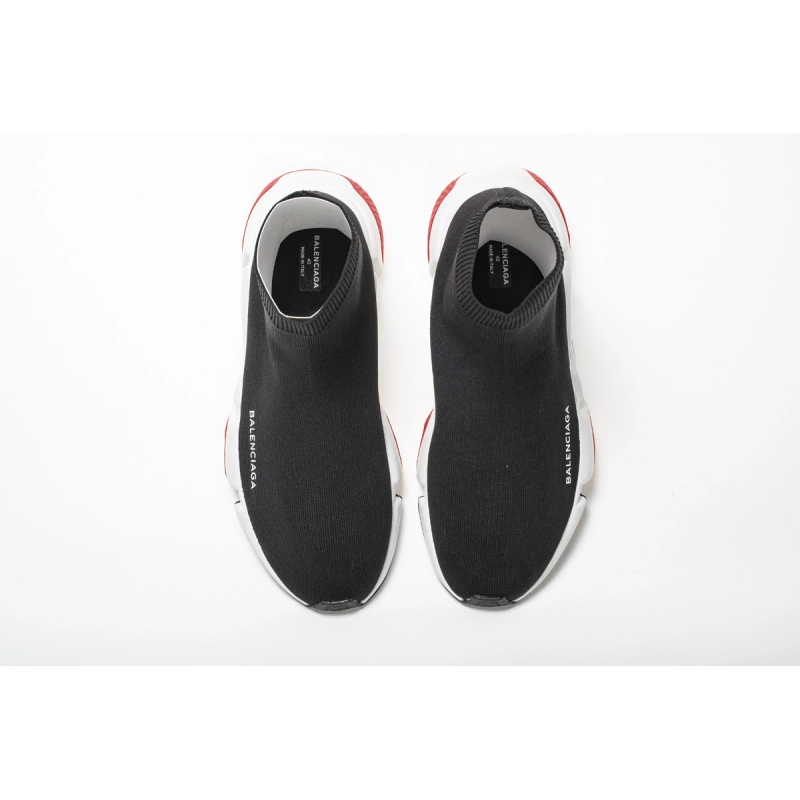 Balenciaga Speed Trainer Black Red 530351 W05G0 1000