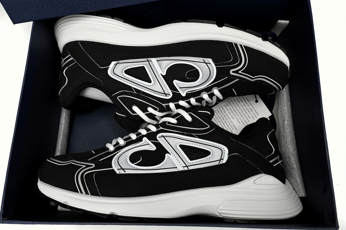 Dior B30 Sneakers Black Coffee Color 3SN279ZND-H969