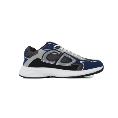 Dior B30 Sneakers Panda Black Blue Grey 02