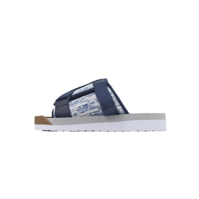 Dior Alpha oblique Denim slides Blue 01
