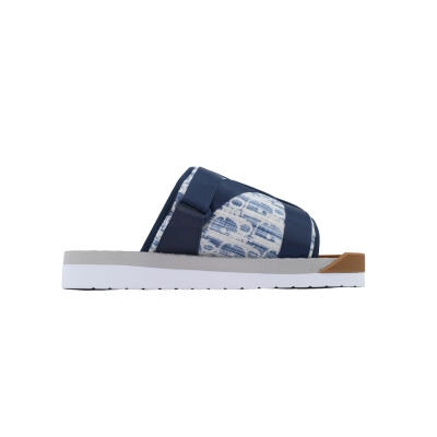 Dior Alpha oblique Denim slides Blue 02