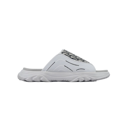 Dior Alpha Oblique Velcro Slides Grey 02