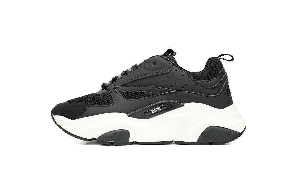 Dior B22 Sneakers Black And White 3SN231ZHM_H960