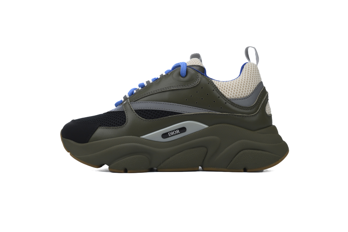Dior B22 Sneakers Cream Olive Green