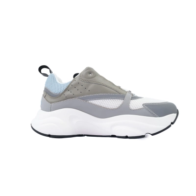 Dior B22 Sneakers Rice Grey Blue 3SN231ZHJ_H069 02