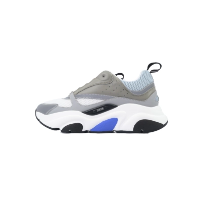 Dior B22 Sneakers Rice Grey Blue (GD) 3SN231ZHJ_H069 01