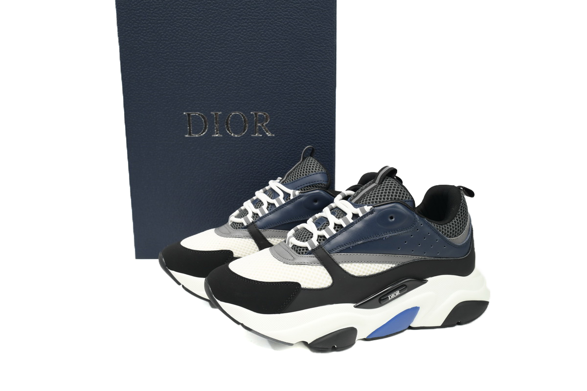 Dior B22 Sneakers White Blue 3SN231YXX_H865