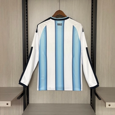 Argentina 2026 Fan Long Sleeve Home Jersey 02