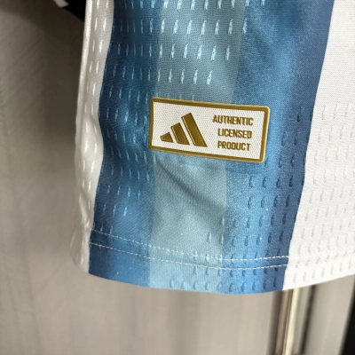 Argentina 2026 Player Version Long Sleeve Home Jersey 02