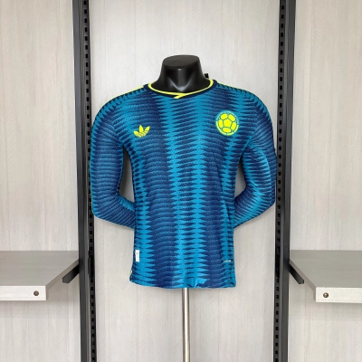 Colombia 2026 Player Version Long Sleeve Away Jersey 01