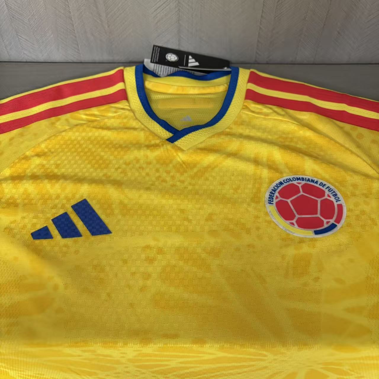 Colombia 2026 Player Version Long Sleeve Home Jersey