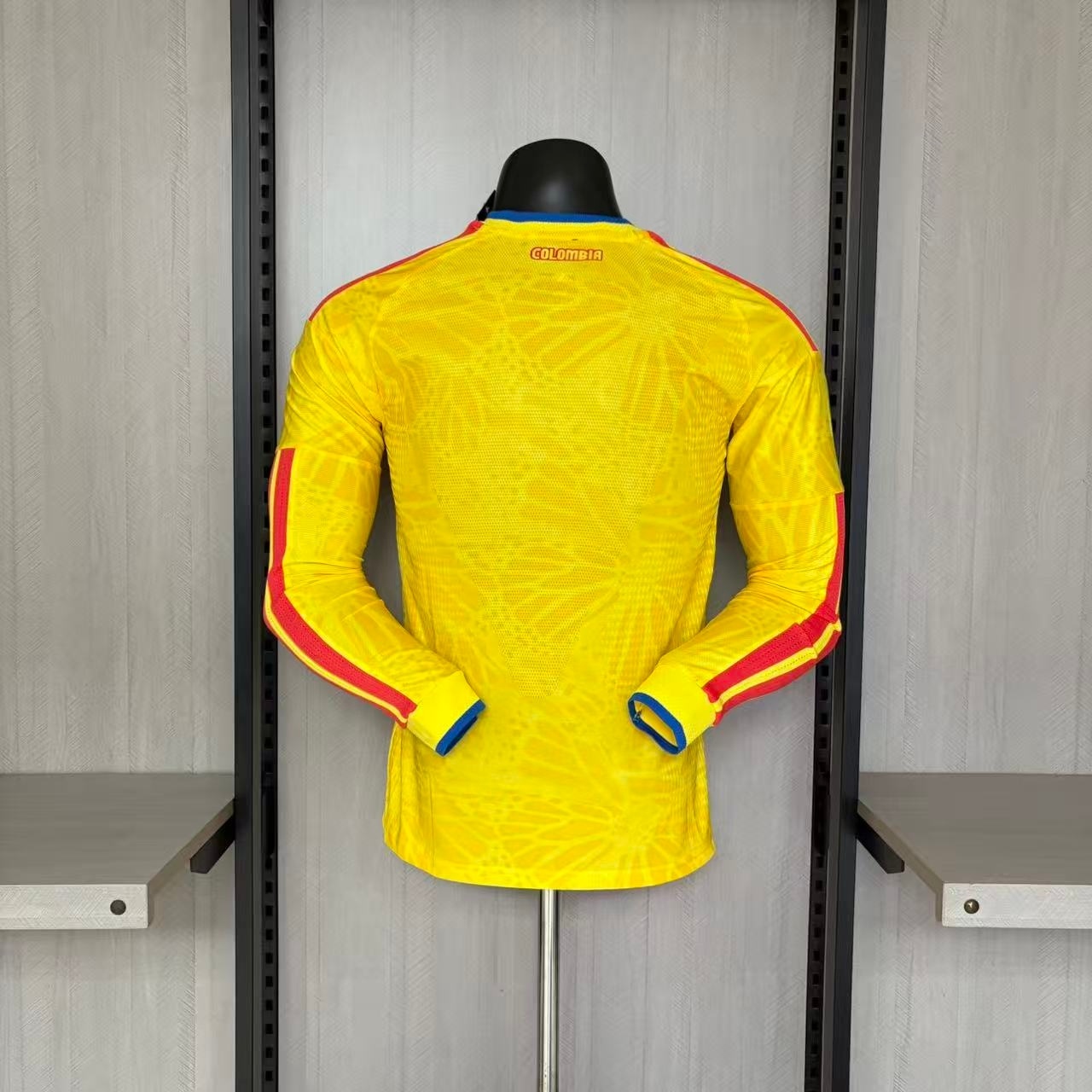 Colombia 2026 Player Version Long Sleeve Home Jersey