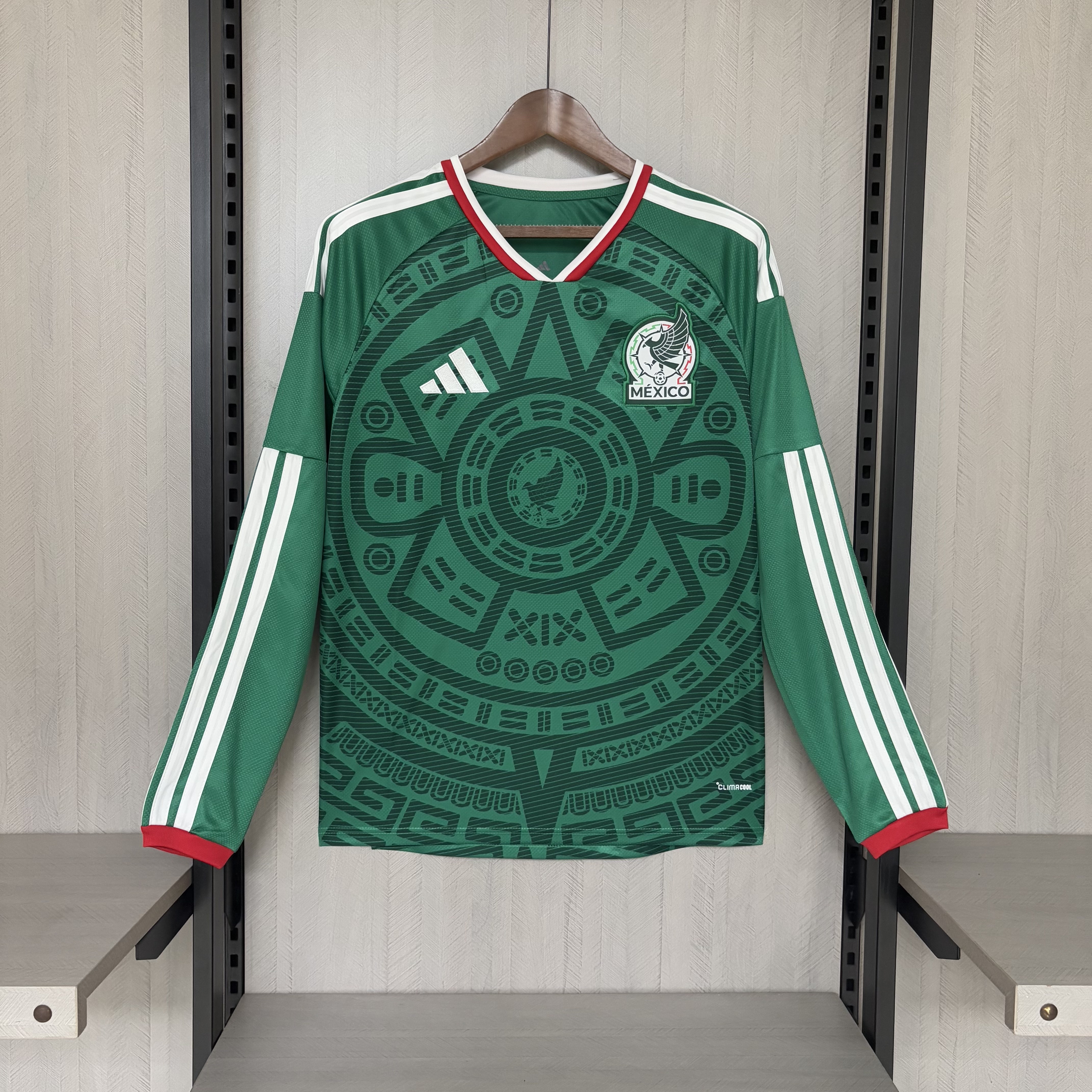 Mexico 2026 Fan Long Sleeve Home Jersey