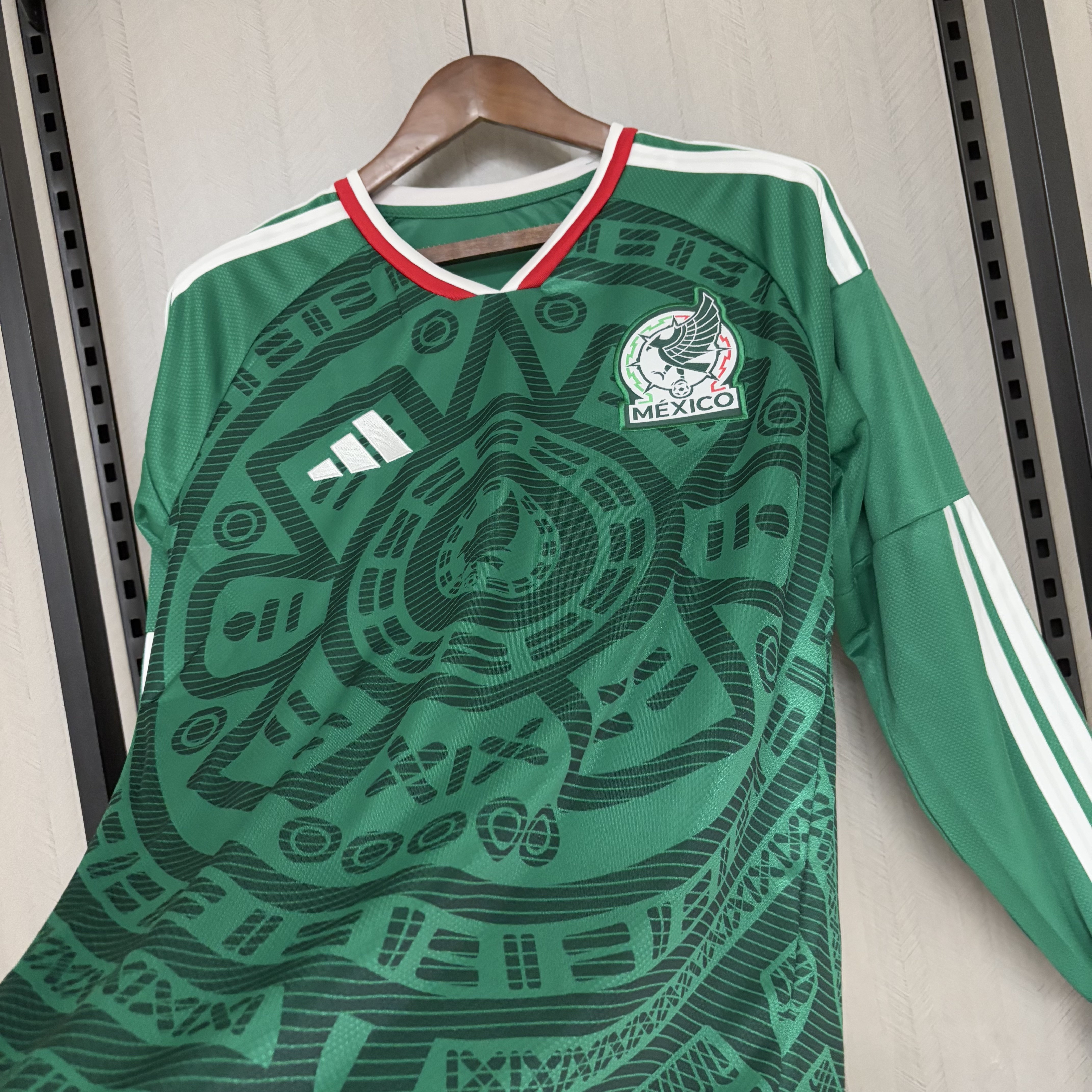 Mexico 2026 Fan Long Sleeve Home Jersey