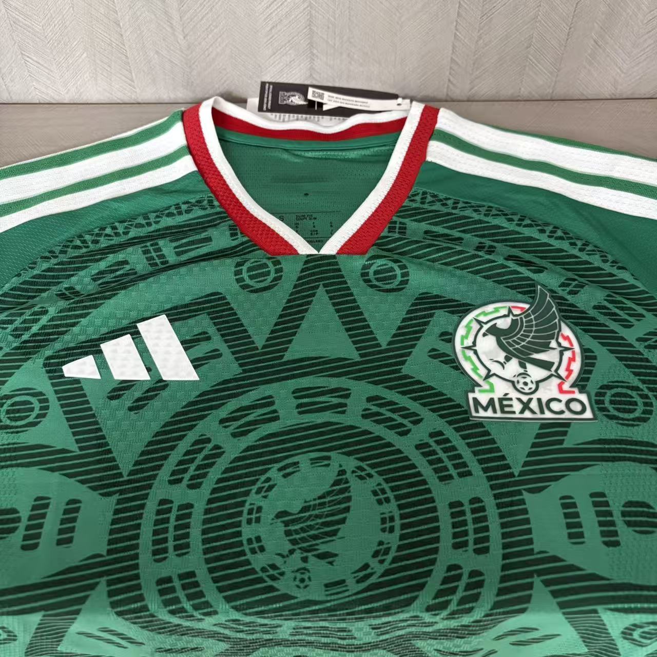 Mexico 2026 Player Version Long Sleeve Home Jersey