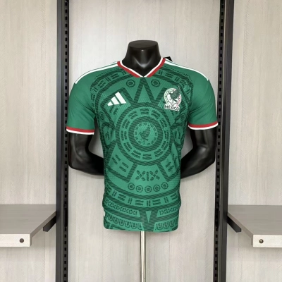 Mexico 2026 Player Version Short Sleeve Home Jersey 01