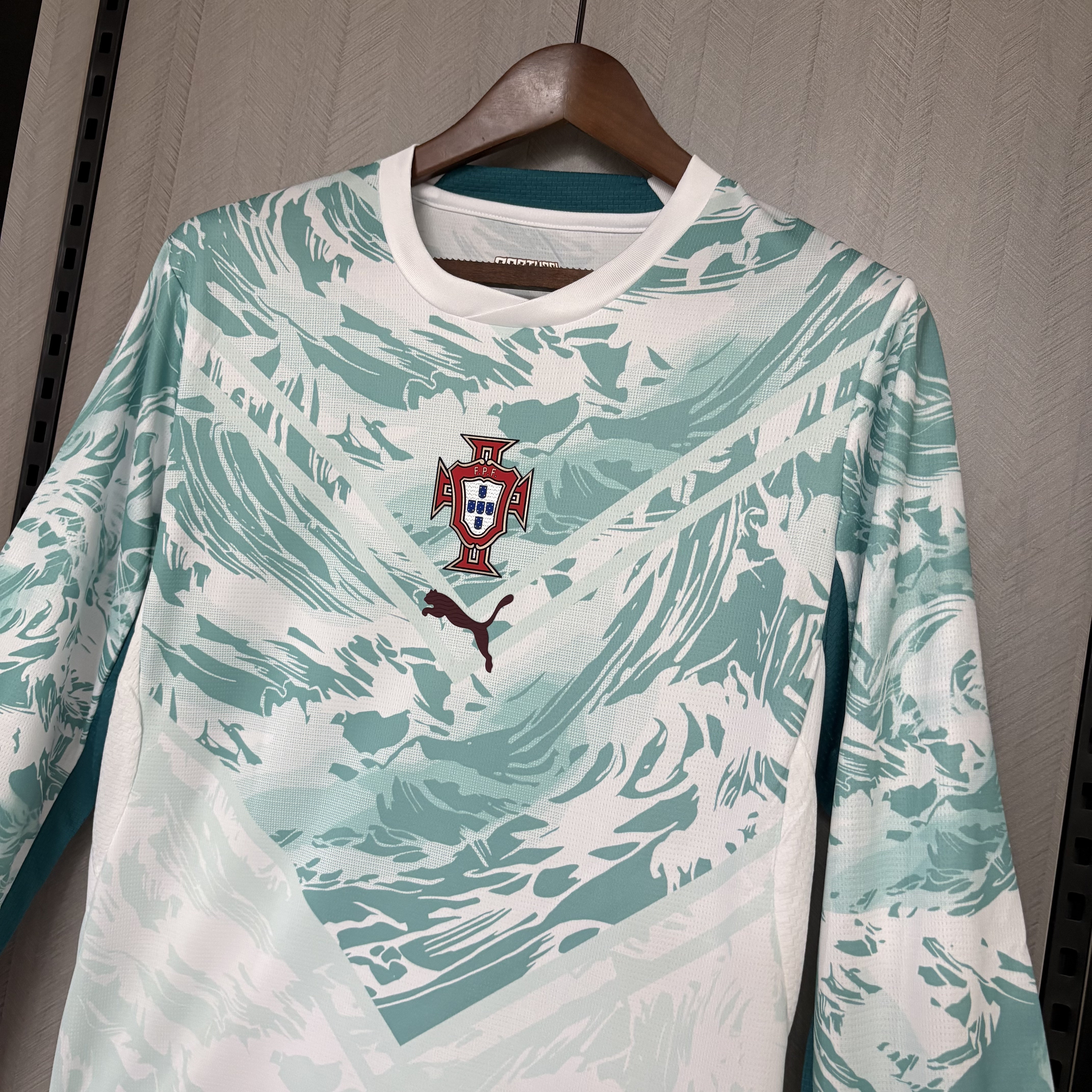 Portugal 2026 Fan Long Sleeve Away Jersey