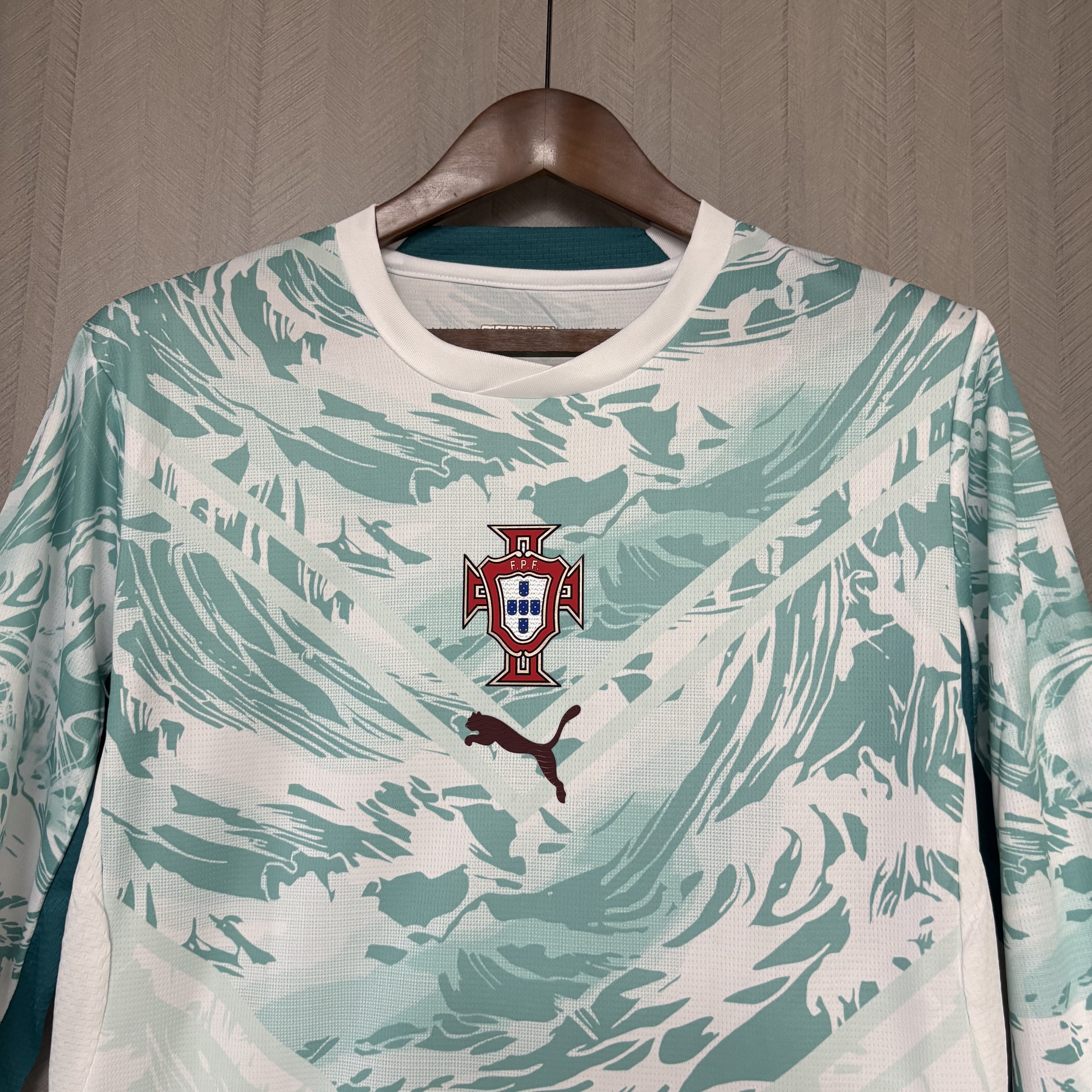 Portugal 2026 Fan Long Sleeve Away Jersey
