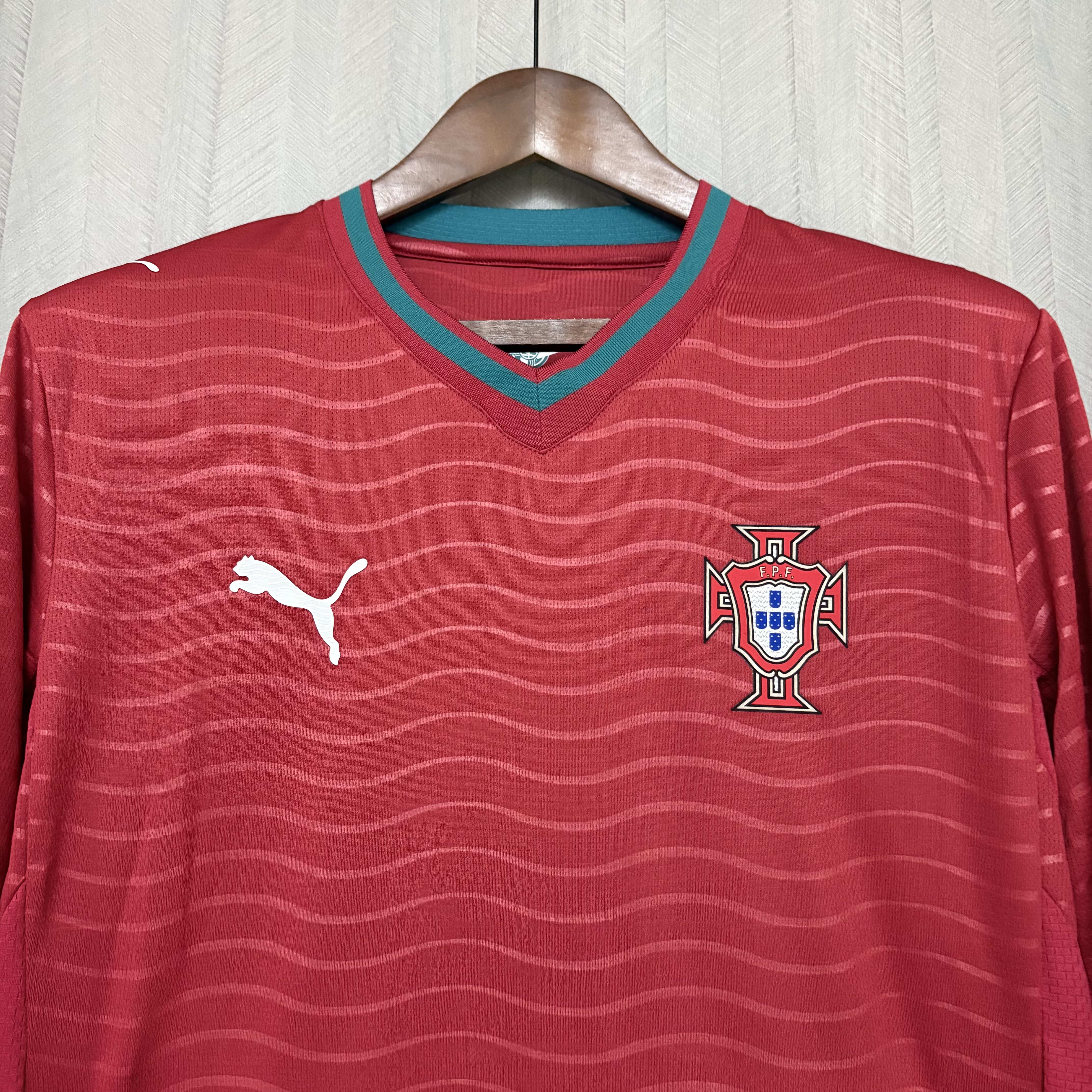 Portugal 2026 Fan Long Sleeve Home Jersey