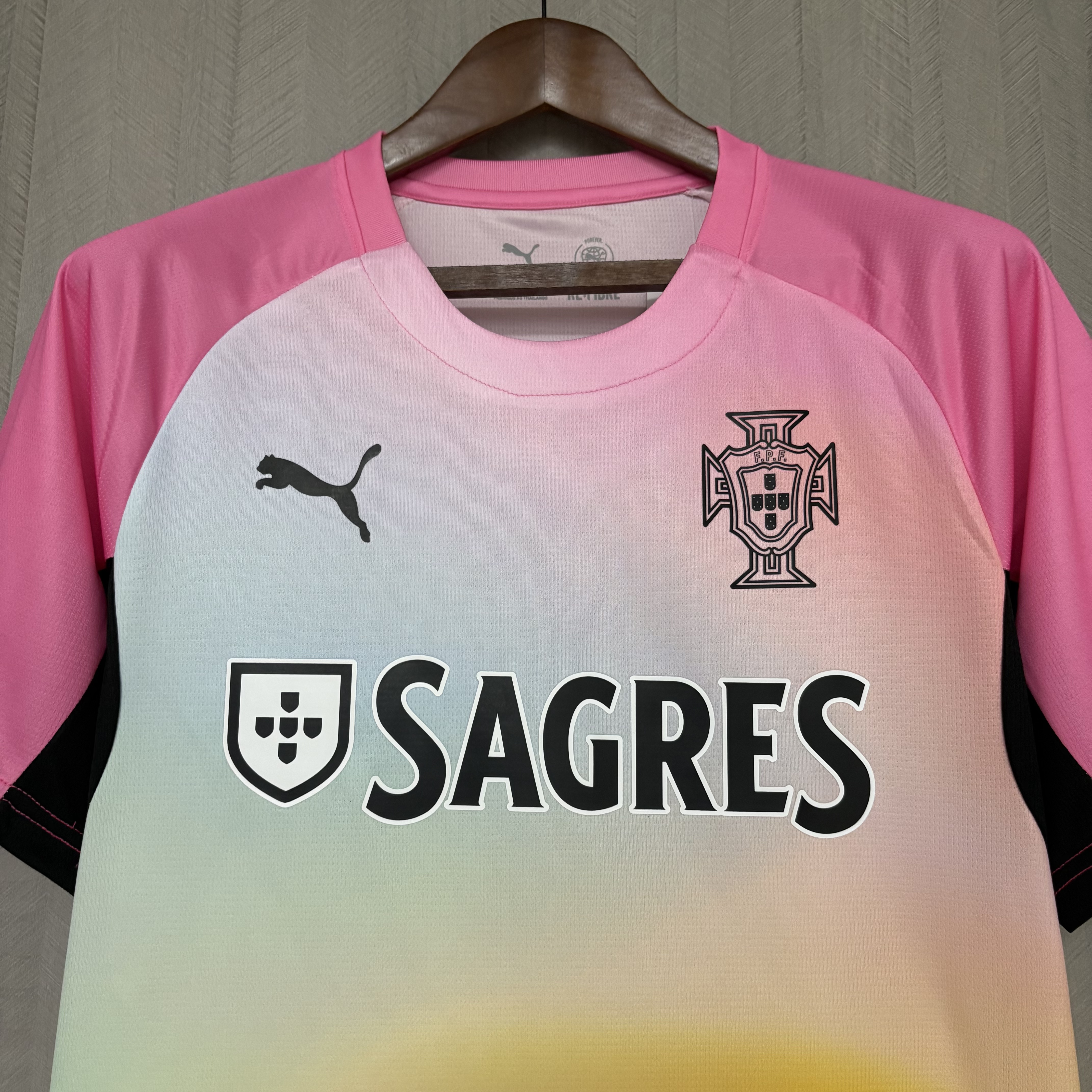 Portugal 2026 Fan Pink Jersey 2
