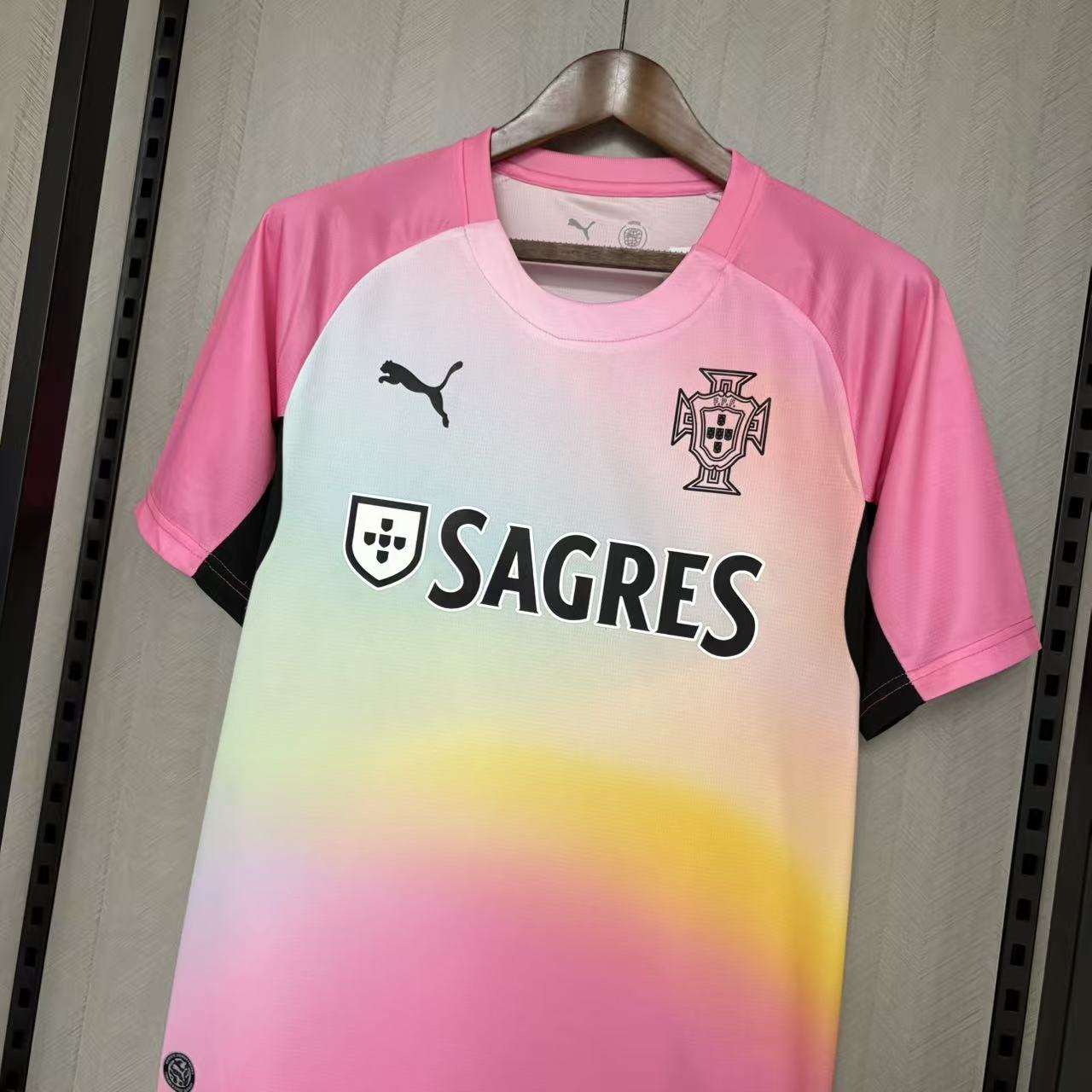 Portugal 2026 Fan Pink Jersey 2