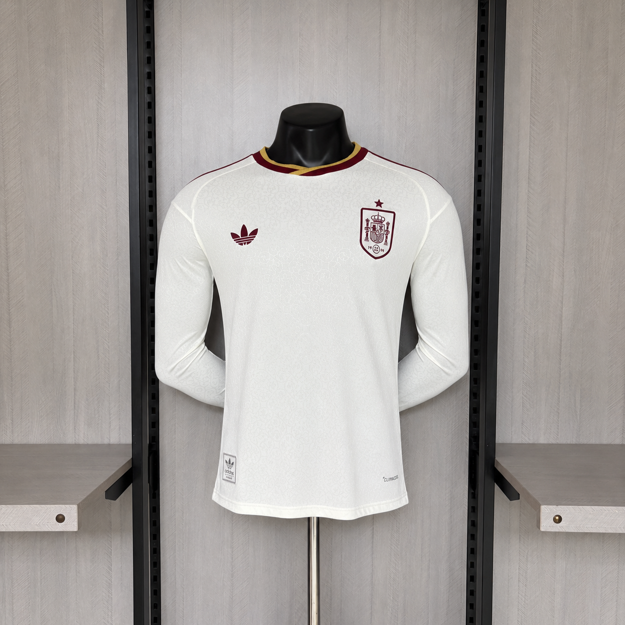 Spain 2026 Player Version Long Sleeve Away Jersey