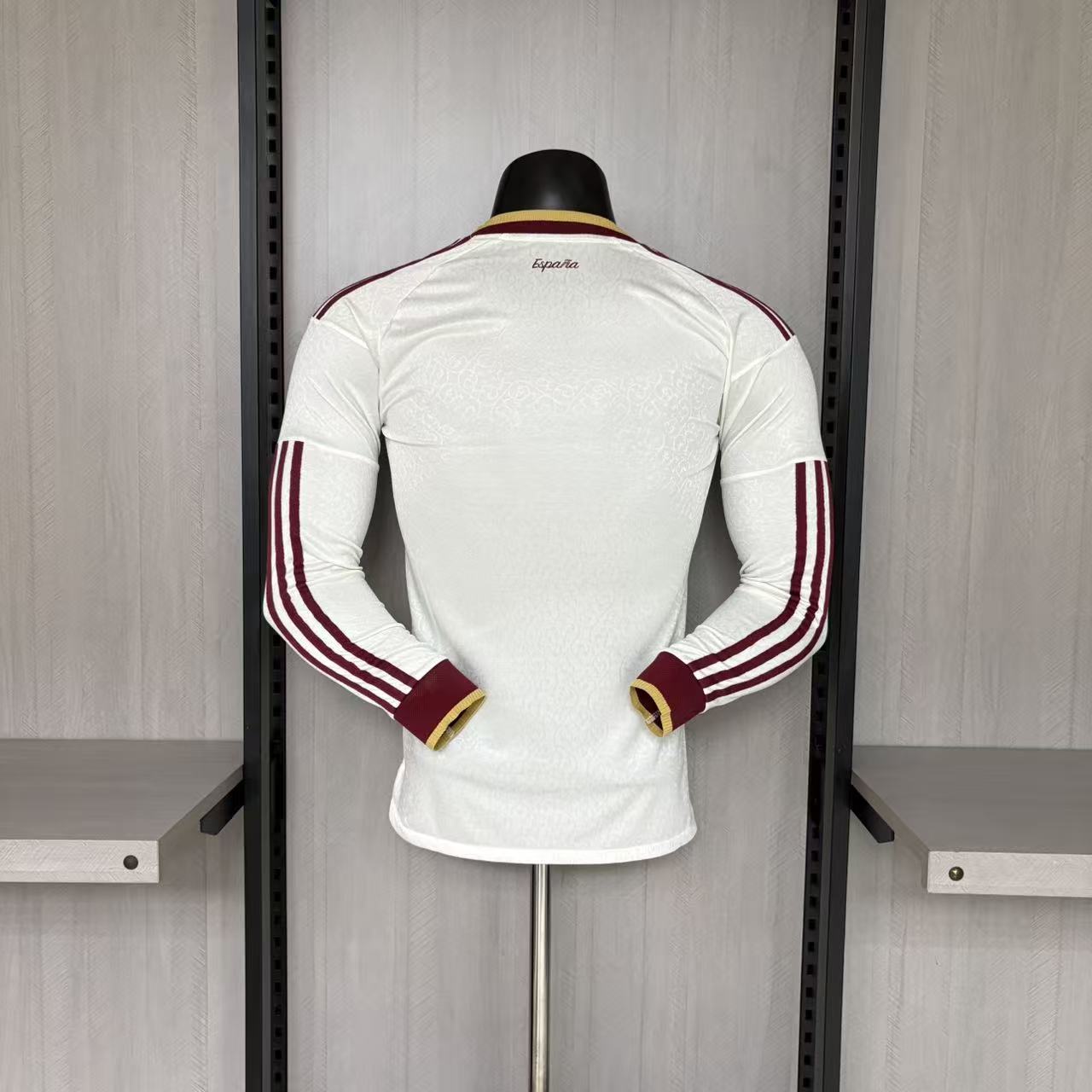 Spain 2026 Player Version Long Sleeve Away Jersey