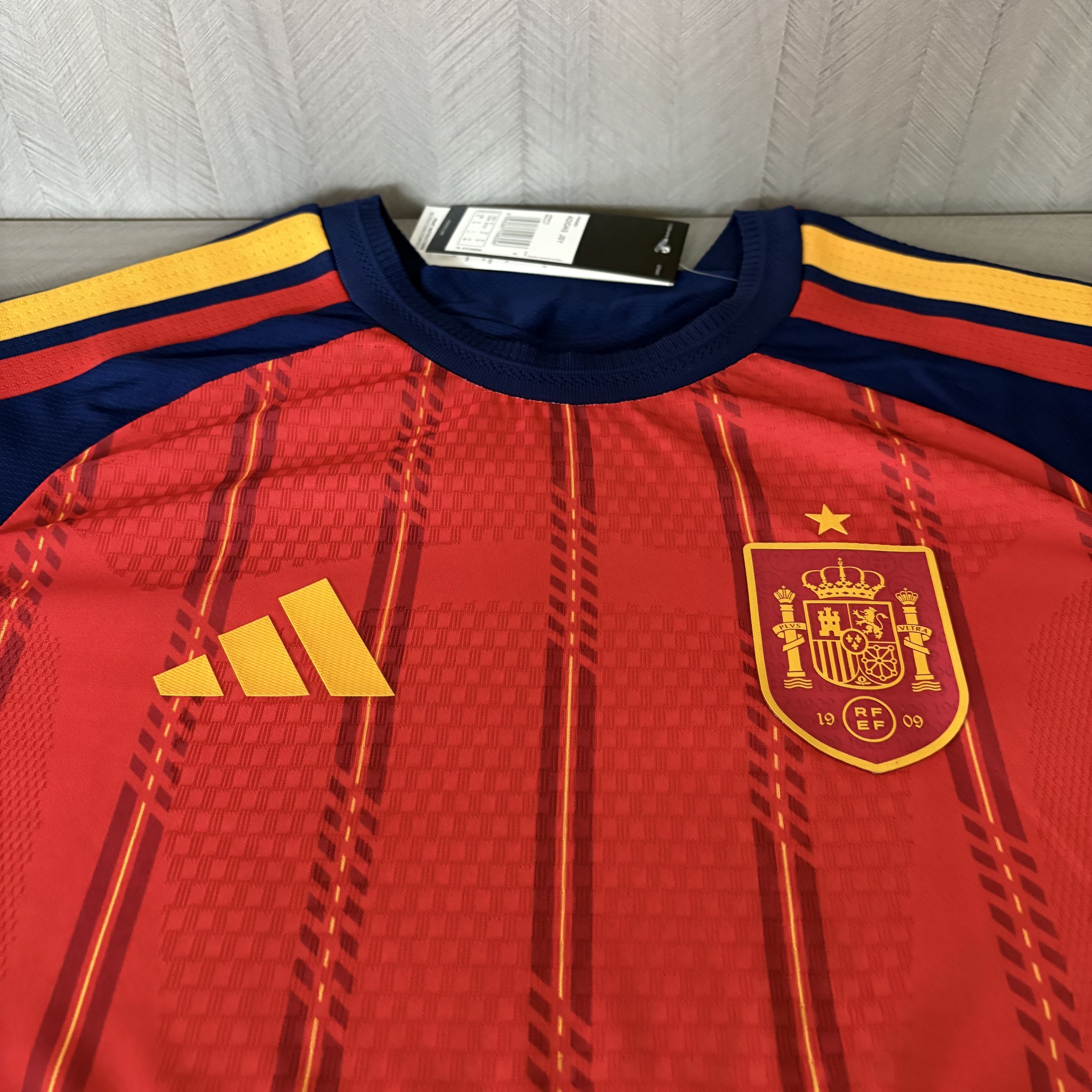 Spain 2026 Player Version Long Sleeve Home Jersey