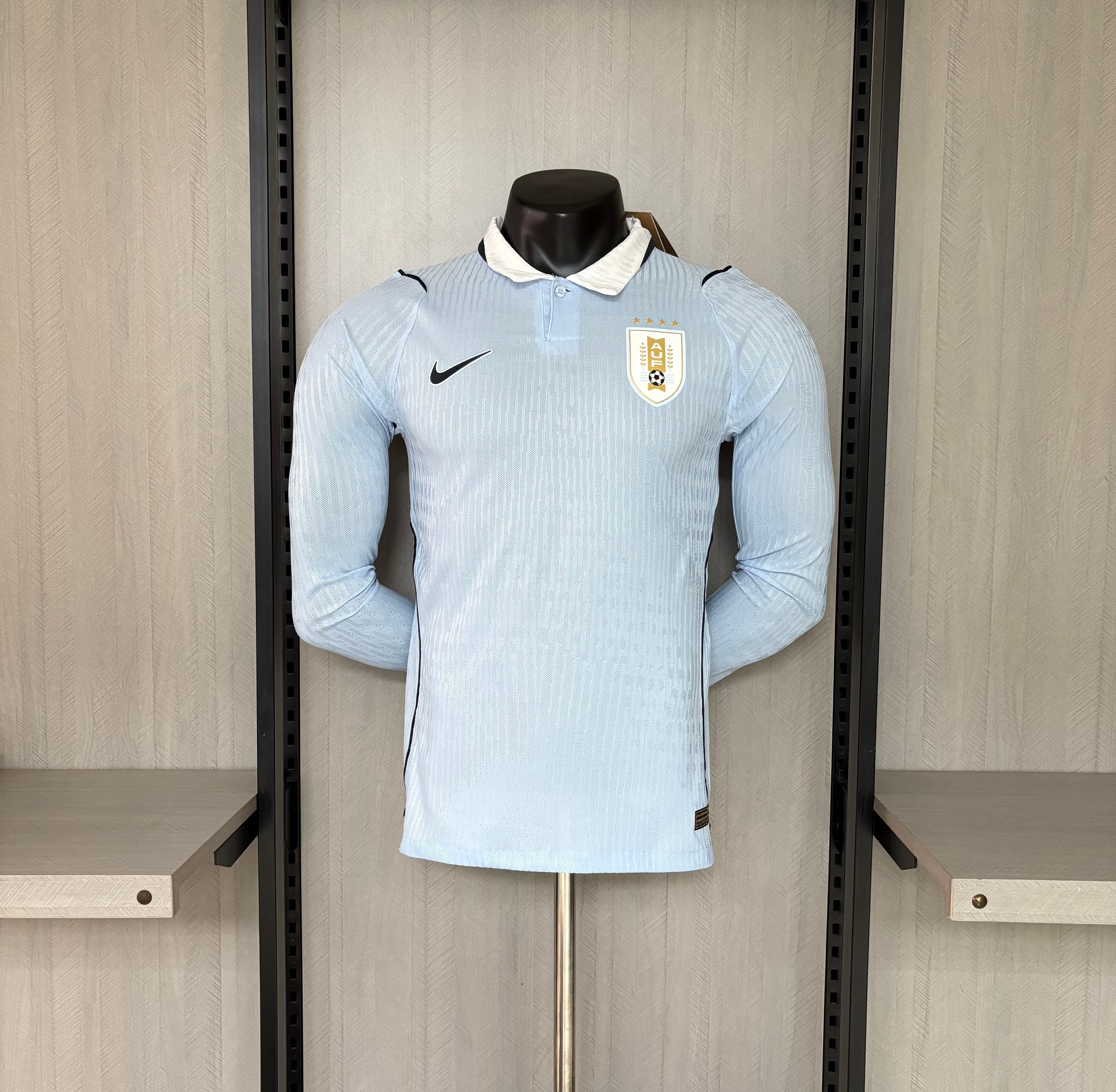 Uruguay 2026 Player Version Long Sleeve Home Jersey