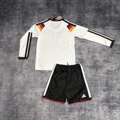 Germany 2026 Kids long-sleeved home jersey 02