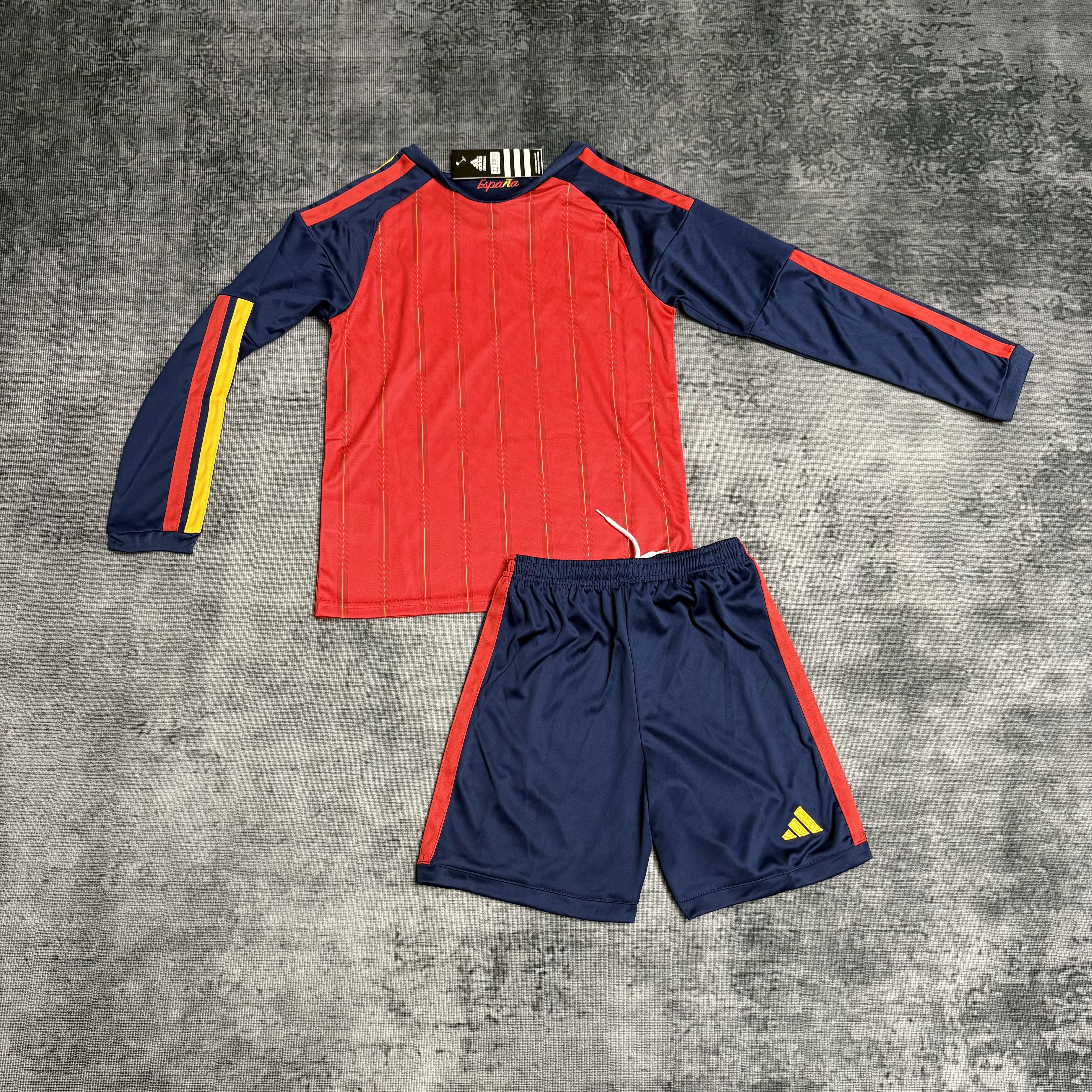  Spain 2026 Kids long-sleeved home jersey