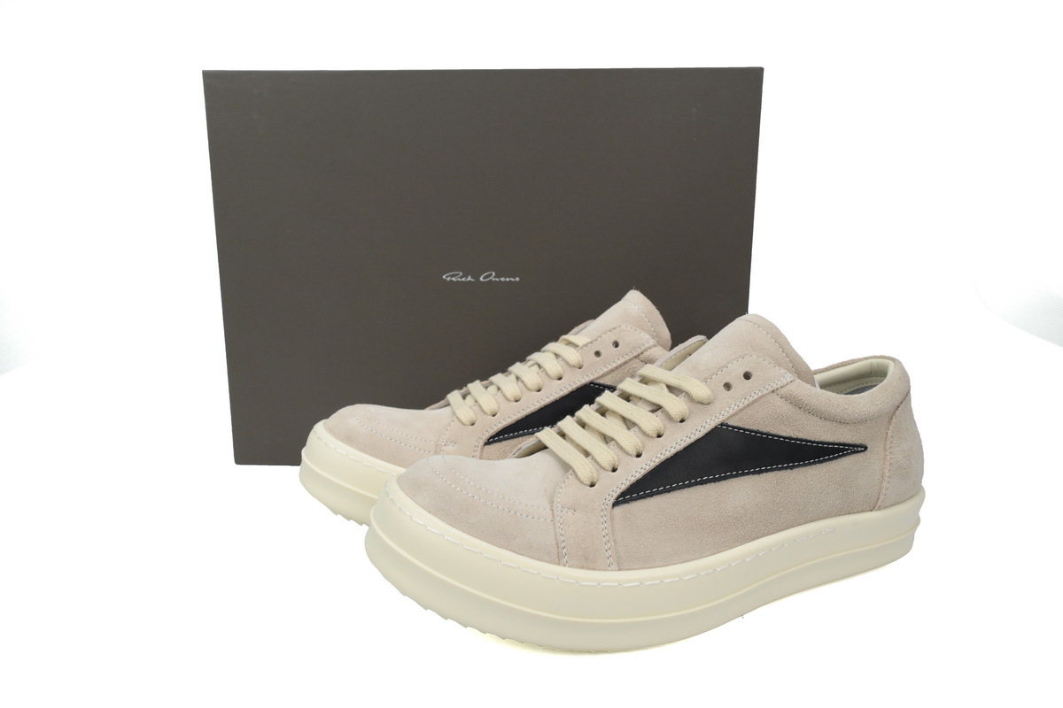 1911 Rick Owens Wmns Luxor Vintage Low 'Milk Black'