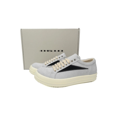 Rick Owens DRKSHDW Luxor Vintage Sneaks 'Oyster Black' 02