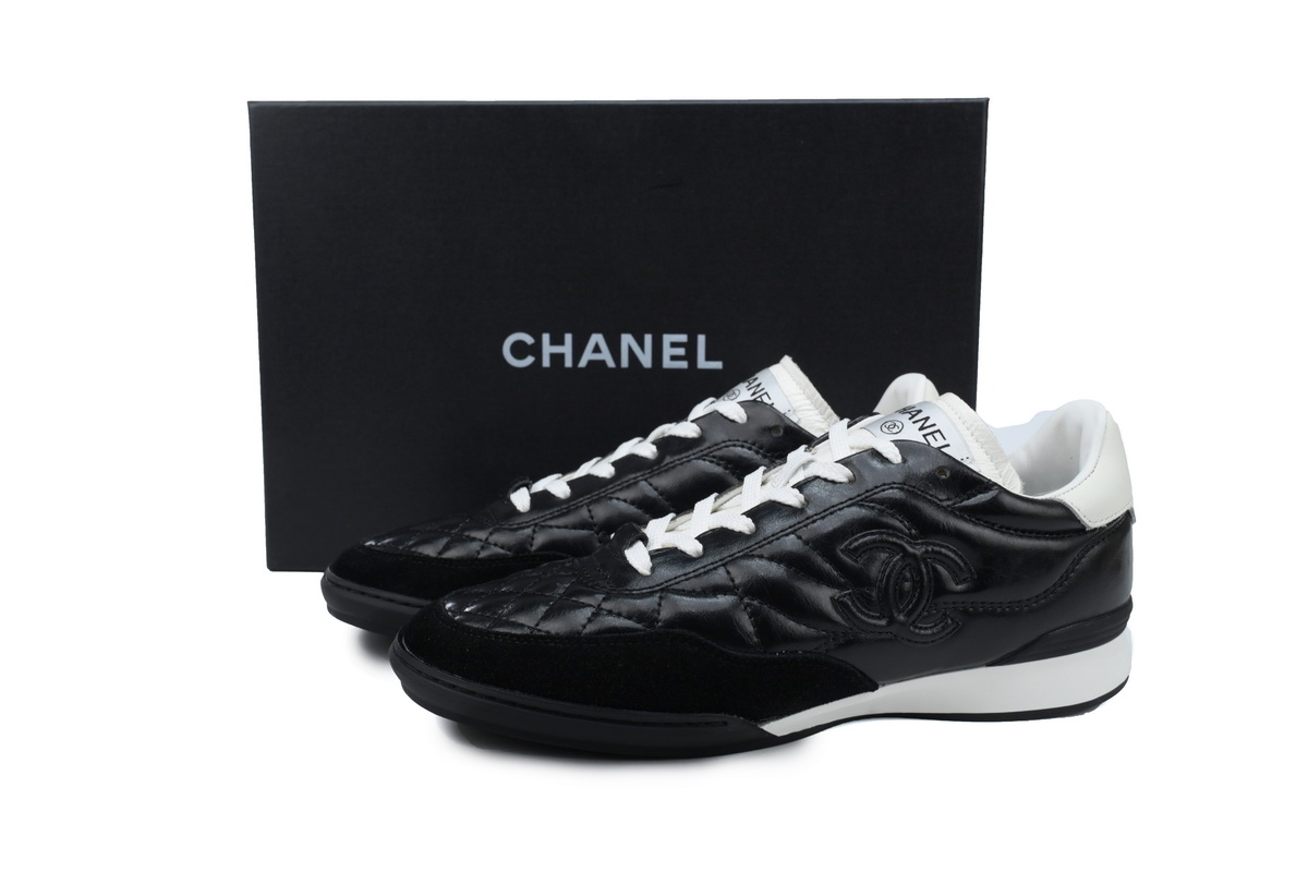 Chanel Black 24A Trainer Sneakers