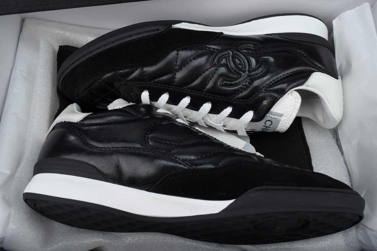 Chanel Black 24A Trainer Sneakers
