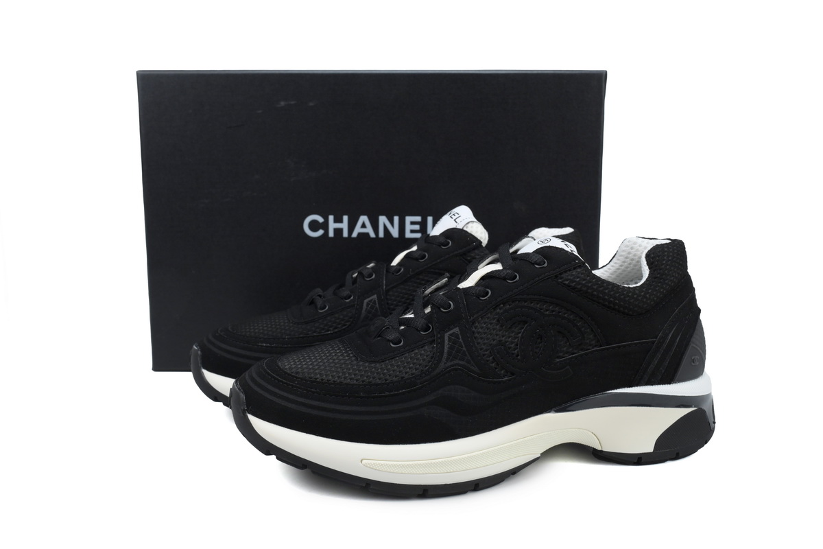 Chanel Black Fashion Running Sneakers
