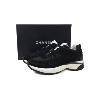 Chanel Black Fashion Running Sneakers 02