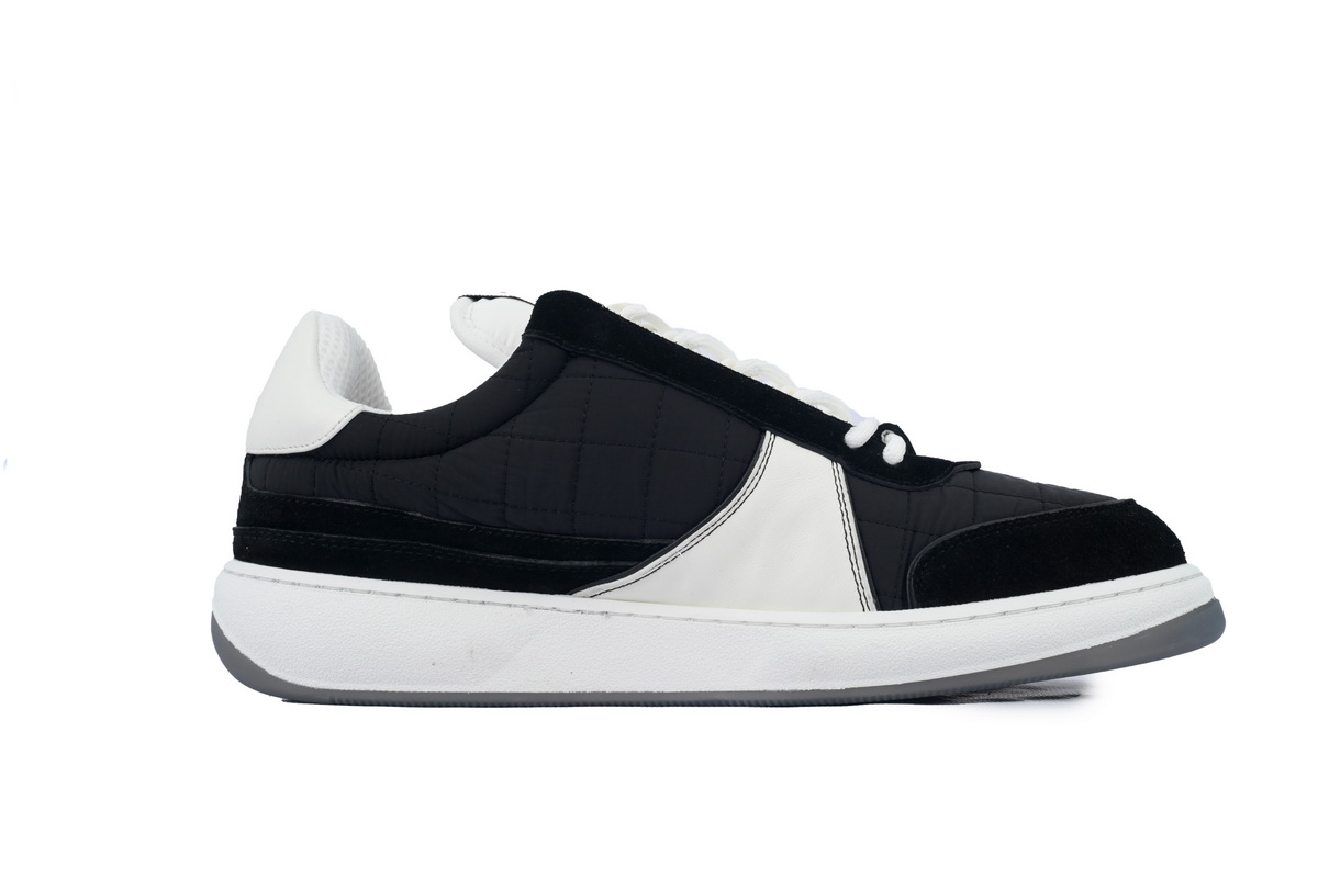 Chanel Black White Fashion Running Sneakers