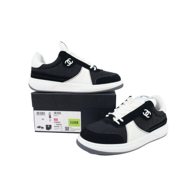 Chanel Black White Fashion Running Sneakers 02